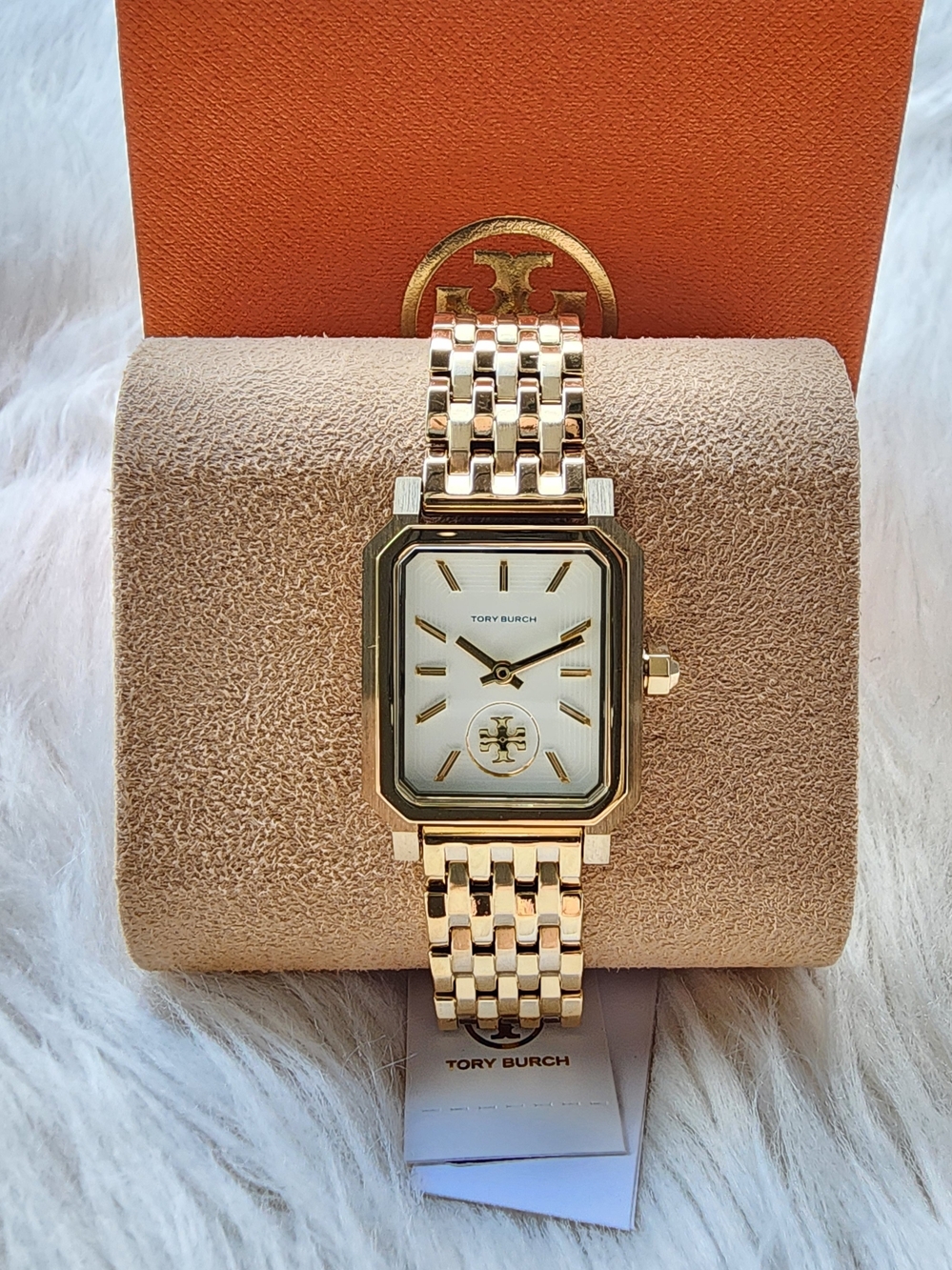 Tory Burch Original New Gold-Tone Women's Bracelet Watch No Negotiable